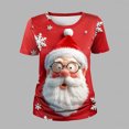 thumbnail image 1 of Tops para hombre, blusas y camisas de manga corta con cuello redondo para hombre, moda para hombre, casual, cuello redondo, estampado, jersey deportivo, mangas cortas, camiseta, blusa navideña, blusa, 1 of 6