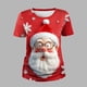 thumbnail image 1 of Ceisia Men's Slim Fit Short Sleeve T-Shirt Funny Cartoon Santa Claus Print Christmas & St. Patrick's Day Holiday Themed Spring Summer Shirt Gift, 1 of 7