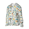thumbnail image 2 of Fotbe Cartoon Dinosaur Men's Women's UPF 50+ Sun Protection Jacket Hooded Cooling Shirt with Pockets Hiking Outdoor Performance-Medium, 2 of 9