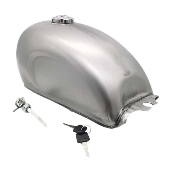 Tanque de gasolina genérico para motocicleta retro 9L de hierro