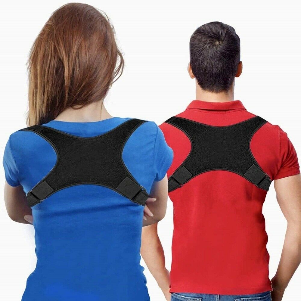 Aptoco Adjustable Posture Corrector Back Shoulder Support Correct Brace