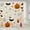 Beige Black White, variant on Happy Halloween Cute Ghost Pumpkin Cartoon Bat Spider Web Shower Curtain, Waterproof with 12 Hooks Bathroom Curtain for Bathroom Decor, 72"x84"