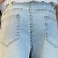 thumbnail image 4 of SNKSDGM Khaki Pants for Girls 5T Kids Toddlers Girls Casual Jeans Elastic Waist Denim Wide Leg Pants Toddler Trousers 10-12 Years, 4 of 6