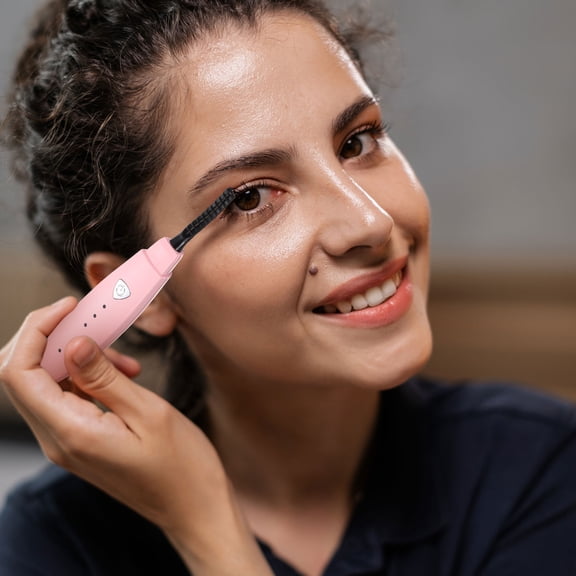 DEEPCRAFF Portable Heated Eyelash Curler Compact ABS for Women Daily Makeup 1Pcs