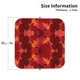 thumbnail image 3 of Disketp Autumn Maple Leaves Funny Coasters,4 Pcs Leather Coasters With Holder, Perfect Housewarming Hostess Gifts,Protect Furniture From Water Marks Scratch, 3 of 9