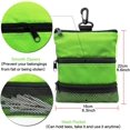 thumbnail image 3 of FINGER TEN Golf Pouch Bag for Valuables Tee Color with 4 Golf Pencil Pack, Zippered Pocket Gear Clip Hook to Bag, 3 of 6