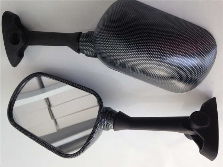 HTT Motorcycle Carbon Fiber OEM Replacement Racing Mirrors For Suzuki 2003-2006 GSXR 1000 /2003-2006 SV650 1000s
