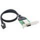 thumbnail image 1 of Mini SAS SFF-8087 Host to SAS HD SFF-8088 Female Adapter Cable 1M, 1 of 5