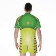 thumbnail image 2 of Softball Field And Ball Short Sleeve Men'S Rompers, Softball Player Sports Casual Summer Jumpsuits Outfit, 2 of 4