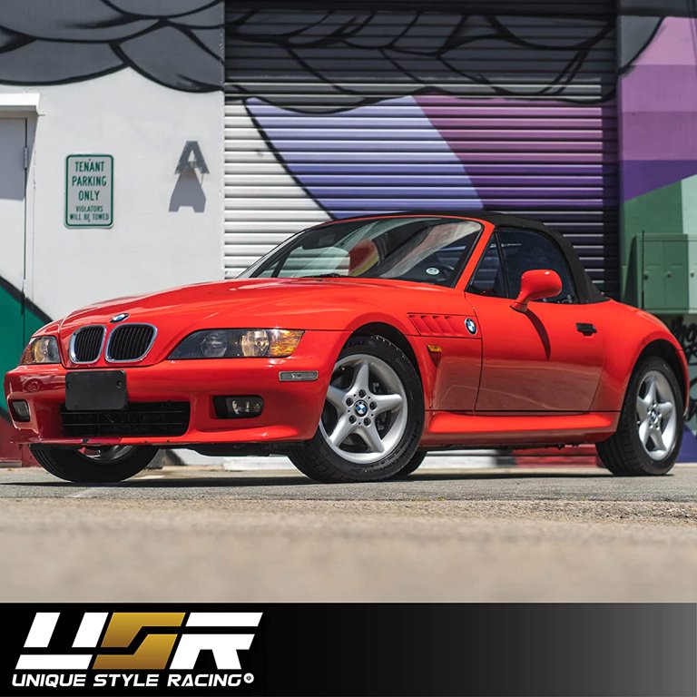 Smoked White LED Front Side Marker Lights – BMW Z3 M Coupe Roadster 1996-2002, DOT/SAE, 6000K