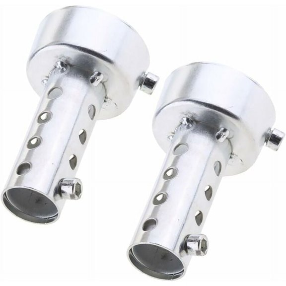 Exhaust Silencer, Stainless Steel Universal Motorcycle Muffler With Noise Reduction, Adjustable Removable Muffler For Customized Sound, 2 Pcs