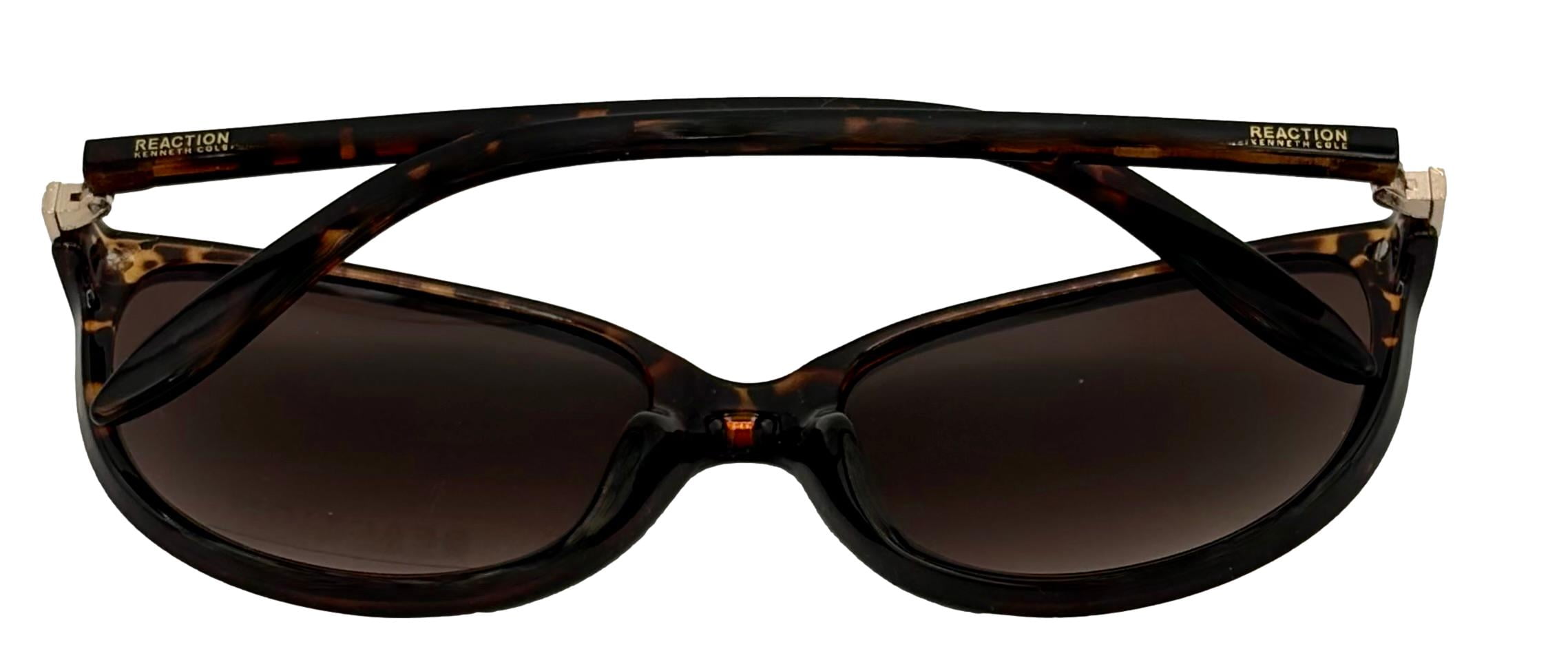 Kenneth Cole Reaction Sunglass Womens Oval Tortoise Plastic KC1410. 52F