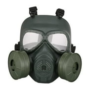 Airsoft Tactical Protective Mask Helmet Full Face Eye Protection Gas CS Mask
