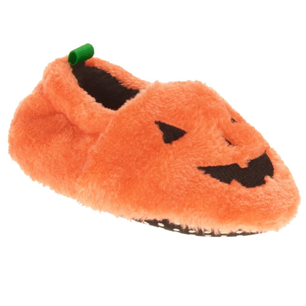 Indoor Cotton Shoes,Fashion Halloween Pumpkin Logo 3D Printed Comfortable and Soft House Slippers