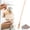 A, variant on Wooden Coffee Spoons Set of 1, Eco-Friendly Oval Wood Mixing Spoons for Coffee, Tea, Sugar, Baking, Cooking, Stirring, Lightweight Durable Table Spoons, Japanese Style Kitchen Utensils