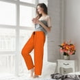thumbnail image 6 of KLL Womens Orange Scales Print Pajama Pants Soft Pajama Bottoms for Women Cozy Lounge Pants, 6 of 7