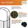 thumbnail image 5 of R356HG Savannah Arch and Gate,49 in Wide x 96 in High x 24 in Deep, Black High, Black, 5 of 5