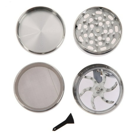 Magnetic Herb Grinder - 40mm 4 Part Mill Metal Herb Magnetic Grinder Pollinator Crusher New