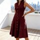 thumbnail image 5 of TaTaai Womens Summer Casual Sleeveless V Neck Long Dress Loose Fit Comfortable Lightweight Dress for Daily Vacation Party Spring Summer Wear Gift, 5 of 8