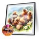thumbnail image 5 of Pintura de diamante 5D DIY, taladro redondo completo, Kit de Yorkshire Terrier, decoración del hogar, 40x40cm, 5 of 9