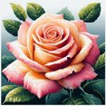 thumbnail image 1 of Peach Rose - Peinture Diamant DIY, 1 of 6