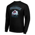 thumbnail image 2 of Men's Starter  Black Colorado Avalanche Team Logo Fleece Pullover Sweatshirt, 2 of 3