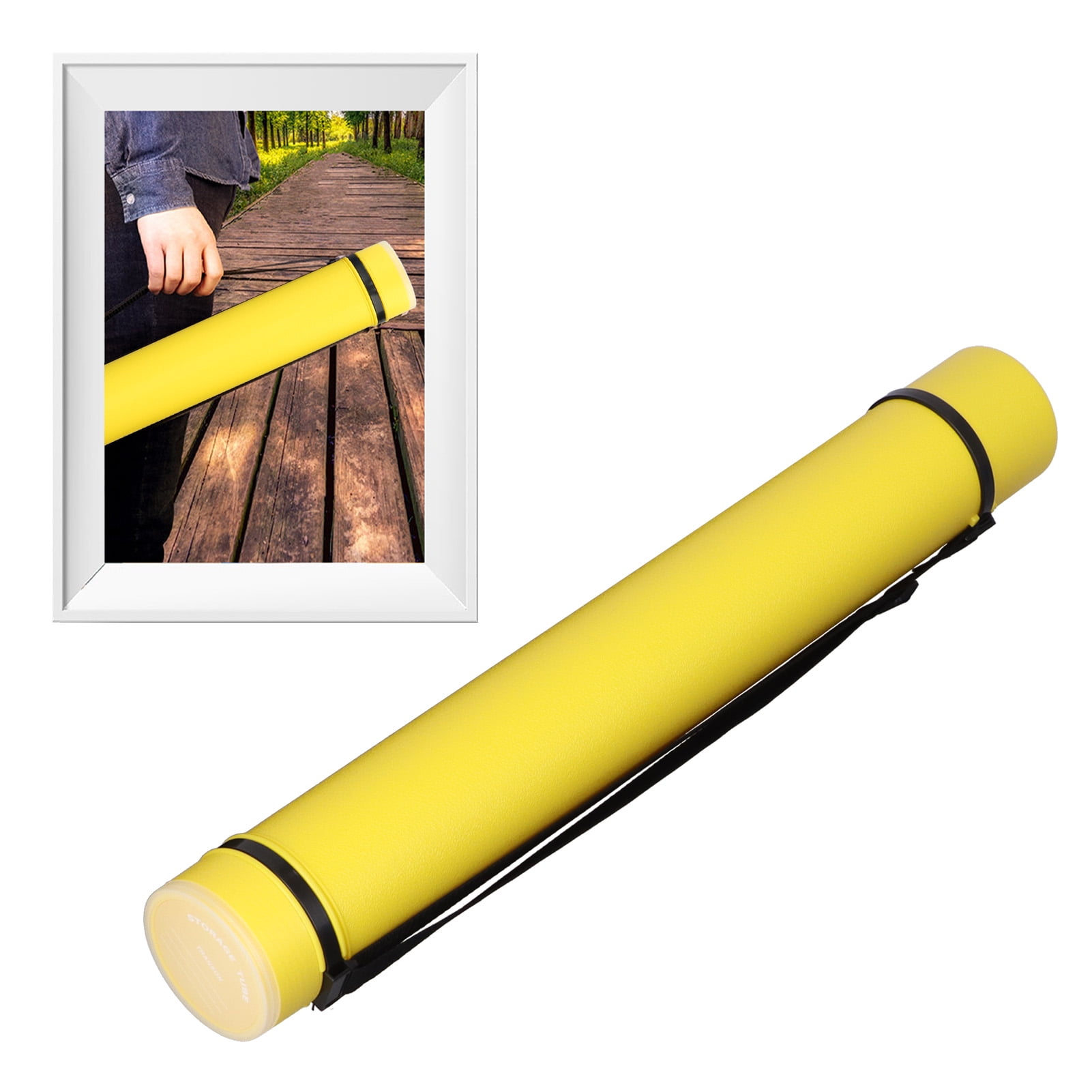 Gupbes Poster Tube Expandable Large Capacity Waterproof Antishock