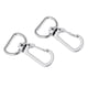 thumbnail image 3 of Llaveros Llaveros 10 unids Durable Metal Carabiner Clip Estilo Primavera Llavero Ganchos Llavero 16mm, 3 of 9