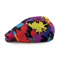thumbnail image 2 of Chririnla Colorful Paint Splatter Newsboy Hat for Fishing Travel Daily, Polyester Retro Newsboy Forward Cap Lightweight for Men and Women, 2 of 4