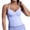 Purple, variant on HNMKIU Women's High Elastic Nylon Seamless Sports Camisole with Chest Pad Beauty Back Fitness Yoga Top Tank Tops with Built in Bras Army Green,L