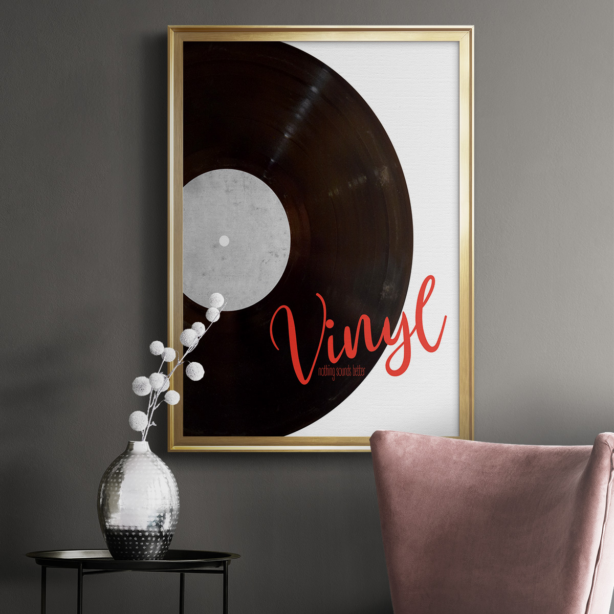 Vinyl Premium Framed Print - Ready to Hang