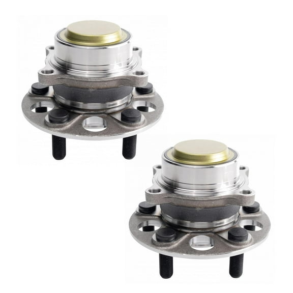 TRQ 2pc Rear Wheel Bearing & Hub Assembly Pair for 18-19 Honda Odyssey BHA30427