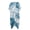 Blue and White Ink Wash Texture, variant on HELLHERO Burger Print Long Kimono Swimsuit Cover Up Casual Loose Polyester Breathable Bathing Suit Cover Up