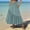 Green, variant on LNWUY Women's Fashion Boho Maxi Skirt High Waist Pleated A-Line Flowy Swing Asymmetric Tiered Long Skirts with Pockets Green S