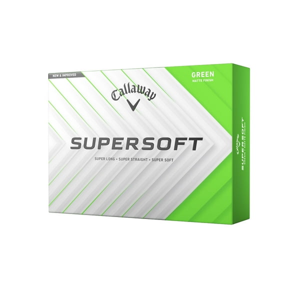 Pelotas de golf Callaway Supersoft 2025 Green