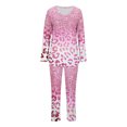 thumbnail image 6 of ZHUGeLI Womens Pajama Set Long Sleeve Pajamas Top and Pants V Neck Pjs Set Soft Loungewear with Pockets, 6 of 6
