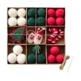 thumbnail image 1 of Kit de Guirnalda de Bolas de Fieltro de Navidad DIY Decoración Navideña Adornos Navideños Colgantes Decoración Navideña para Habitación de Niños Puert Papá Noel, 1 of 8