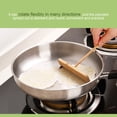 thumbnail image 3 of Shisuyan T-Shaped Pancake Cooking Rake Tool Bamboo For Dough Spreading 1Pcs, 3 of 8