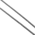 thumbnail image 3 of Cadena Collar Barbada Unisex Ametrinaa 5mm Negro 55cm Chapa de Oro 18K, 3 of 5