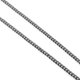 thumbnail image 3 of Cadena Collar Barbada Unisex Ametrinaa 5mm Negro 55cm Chapa de Oro 18K, 3 of 5