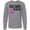 AC-Heather Grey, variant on Inktastic I Beat Cancer and So Can You Long Sleeve T-Shirt
