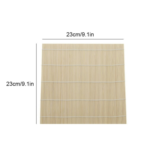 Baohd Durable Sushi Maker - Lightweight And Natural Bamboo Tools Convenient Easy To Sushi Rolling Roller Mat Roller shutter 1Set