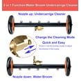 thumbnail image 2 of iMeshbean Dual-Function Water Broom Undercarriage Pressure Washer Surface Cleaner 18 inch 4000 PSI Power Washer Underbody Car Washer with 5 Nozzles and 3 Extension Wand, 2 of 7