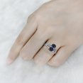 thumbnail image 1 of Anillos para mujer, regalos para mujer, lujosos y elegantes anillos de diamantes con forma de flor de sol y circonitas perforadas, joyería para mujer., 1 of 2