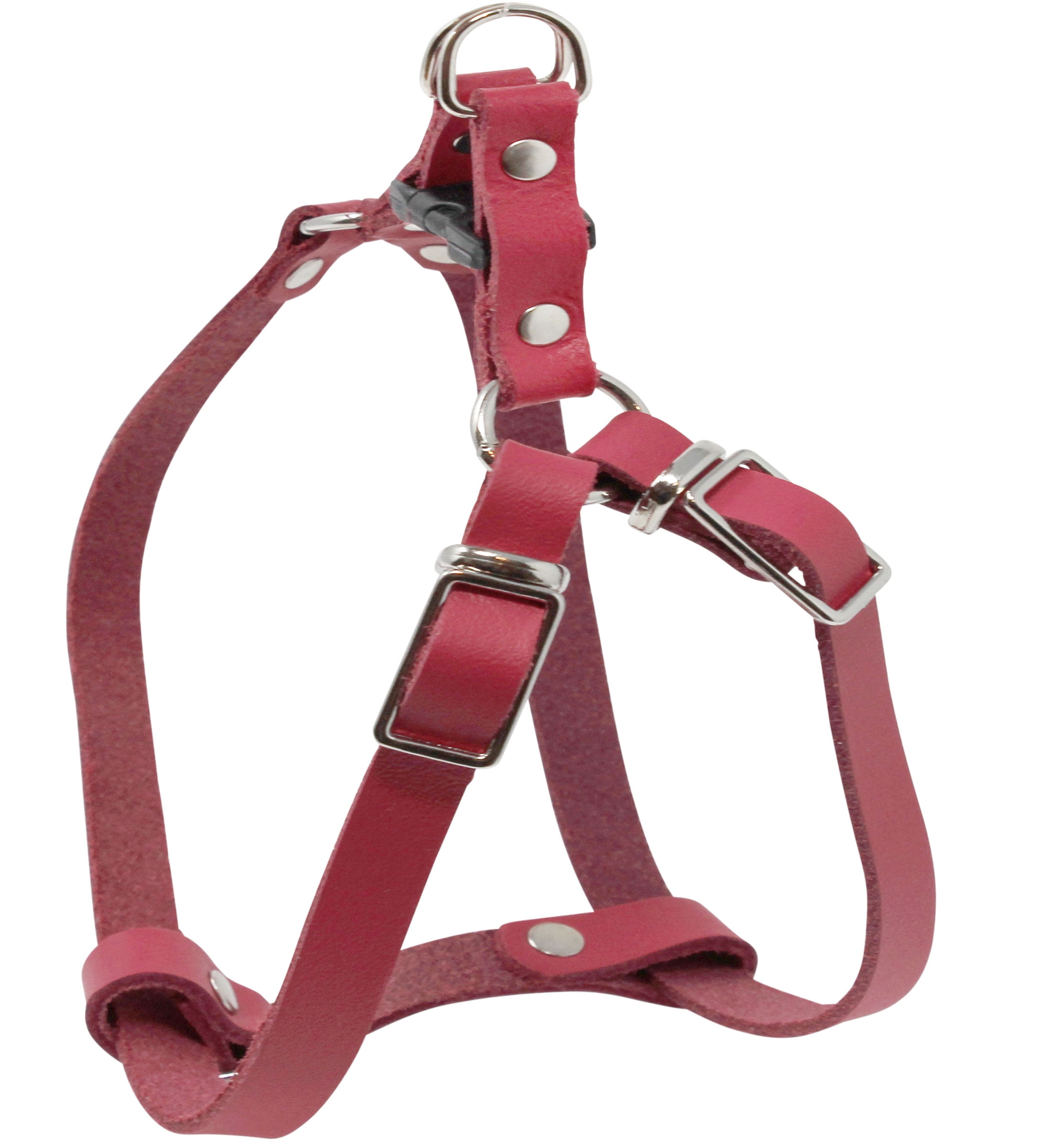 Genuine Leather Adjustable Stepin Dog Harness 2 Sizes Small XSmall
