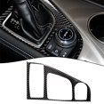 thumbnail image 3 of Mduoduo Carbon-Fiber Black Interior Console Gear Shift Cover Trim For Infiniti Q50/Q60 2014-2019 Accessories For Vehicles Car Accessories, 3 of 10