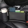 thumbnail image 2 of YZHIDIANF Car Seat Gap Filler Organizer Can Cup Holder, Universal Fit Car SUV Truck Accessories, Car Seat Storage Box Block Falling of Essential Items (Red, Passenger Side), 2 of 4