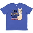 thumbnail image 3 of Inktastic This Llama Doesn't Want Your Drama cute llama Youth T-Shirt, 3 of 5