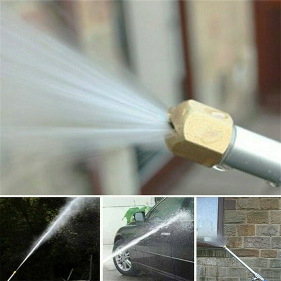 Xihbxyly Boquilla para Hidrolavadora, Pistola de Agua para Jardín de Aleación de Aluminio, Herramienta de Limpieza de Coche con Guantes, Construcción Duradera de Tpr, Versátil para Riego, Uso En Exte
