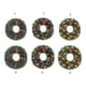 thumbnail image 3 of Artificial Christmas Wreath With Pinecone Red Berries Led Light Garland For Front Door Wall Farmhouse Decor Outdoor Indoor Party Supplies, 3 of 5